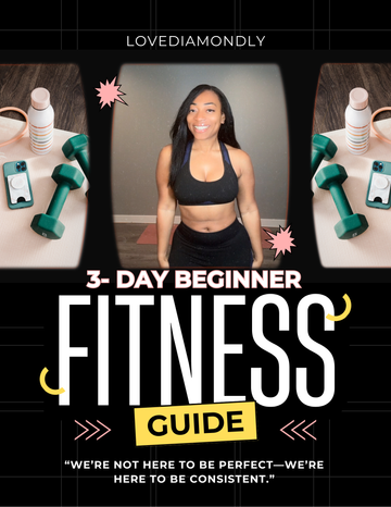Beginner Fitness Guide – 3-Day Workout Plan, Stretches, Motivation & More